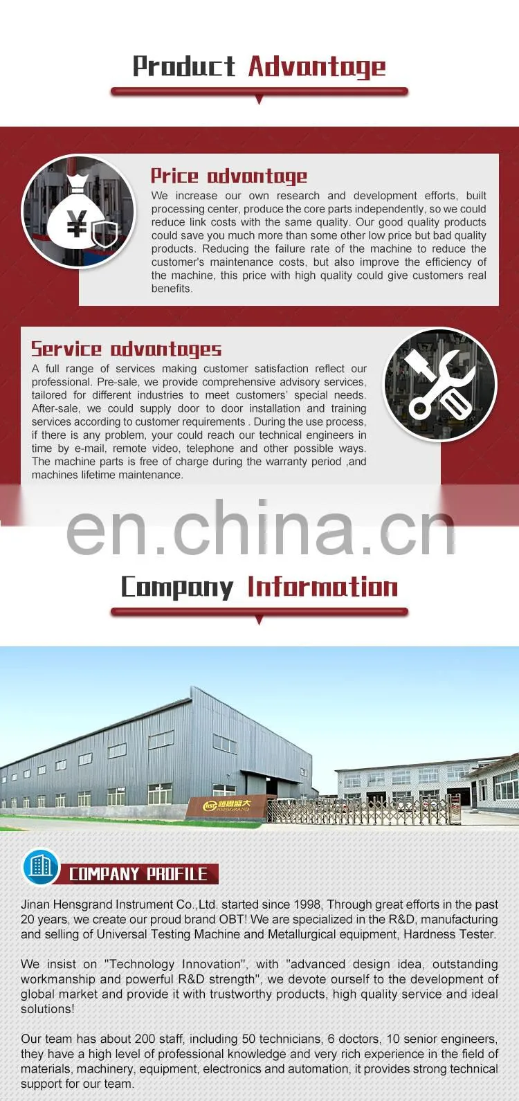 200N-5000N 5kn Universal Testing Machine Plastic Polymers Materials Tensile Testing Machine