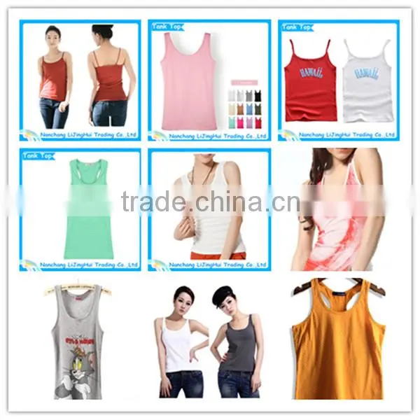 supplier price custom made wholesale tank top women