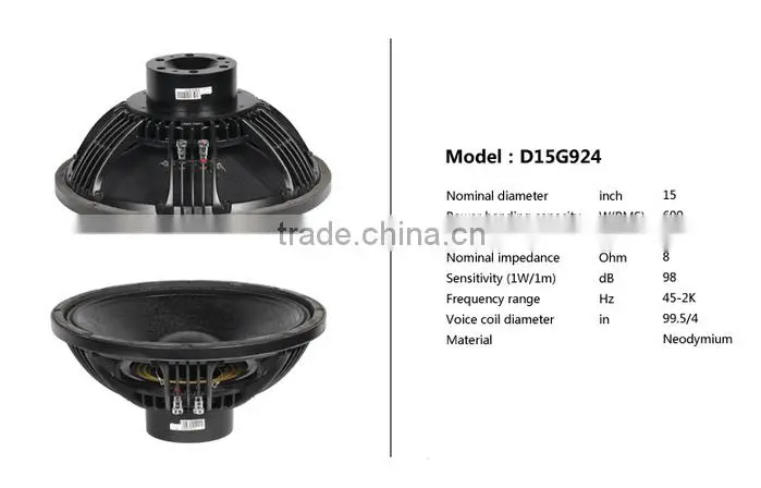 RF-25TT+, trade assueance, 15 inch neodymium speaker, stage monitors