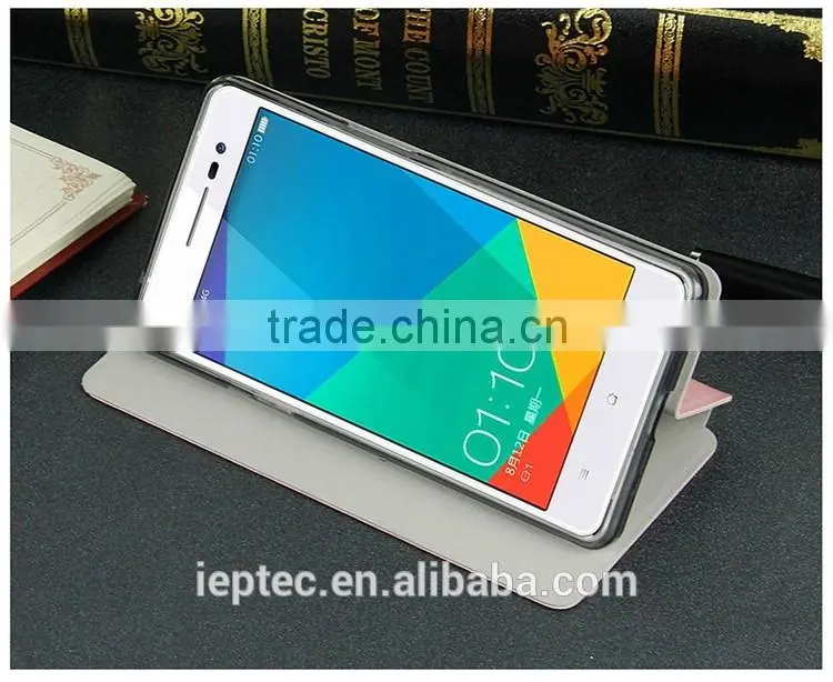 MOFi RUI Series Hot Selling Waterproof Leather Mobile Phone Flip Cover Cases for OPPO R3, OPPO R7007, OPPO R7005
