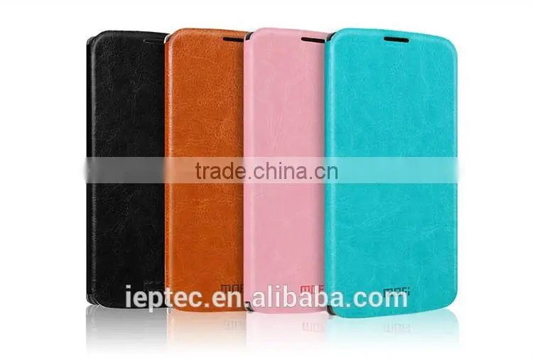 MOFi Case Funda Celular Housing for TCL P316L , Mobile Handset Coque Flip Leather Back Cover for TCL P316L