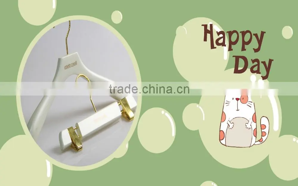 cute wooden clothes hanger for kids