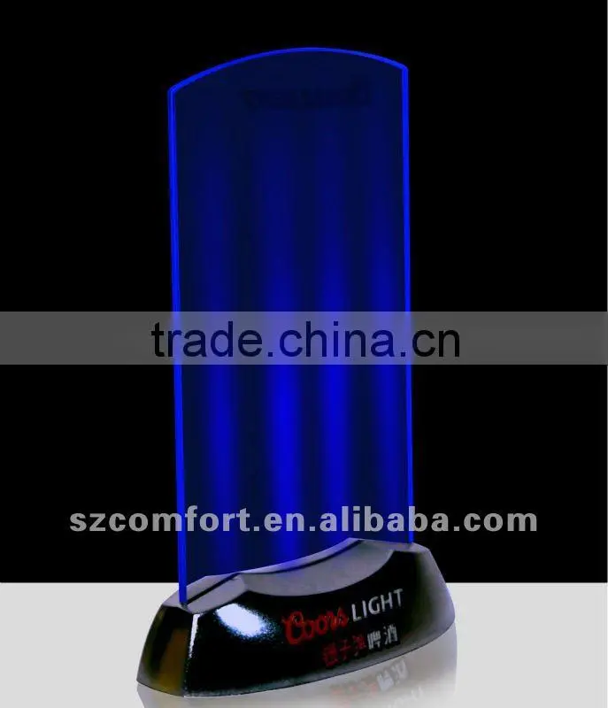 2013 hotel and restaurant light up menu holder