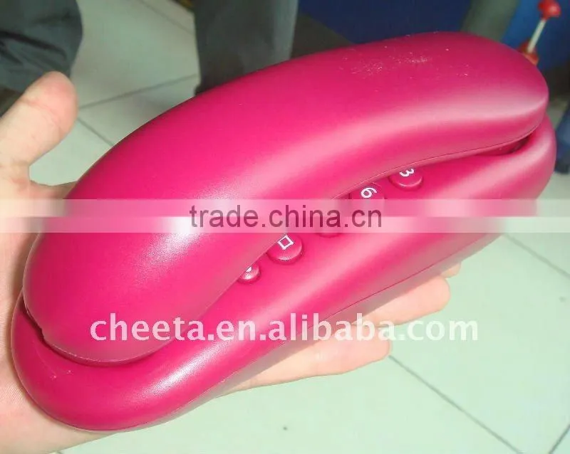 Red Trimline Telephone Hotel Bathroom Phone