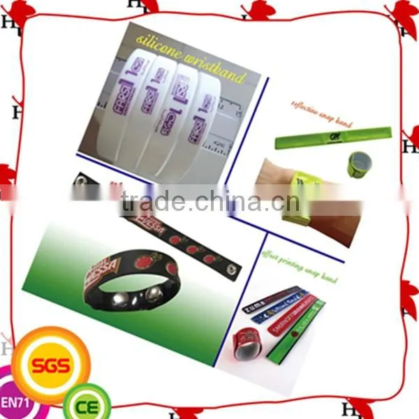 High quality Reflective Slap Wrap And Reflective Armband,Reflective Wristband
