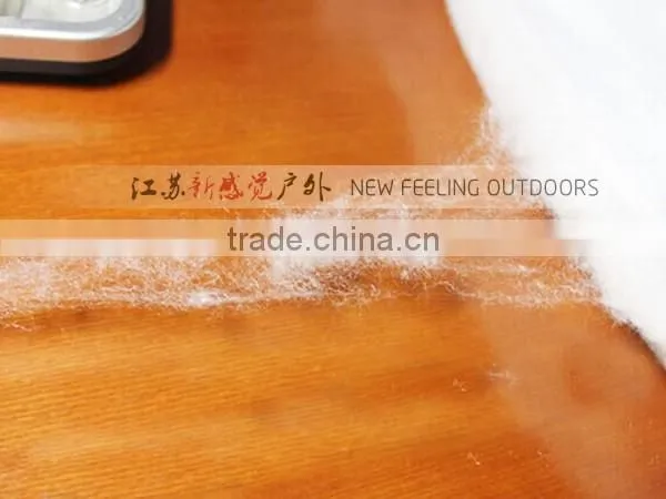 Danyang Polyester Silk like Cotton Fiber for Sleeping Bag