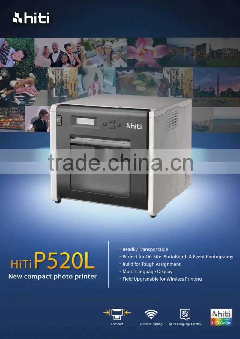2015 HiTi Photo P520L photo Printers for Android&IOS, wifi thermal printer