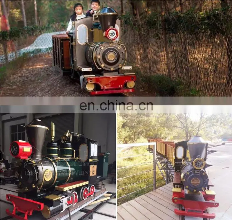 amusement steam tourist track train park rides