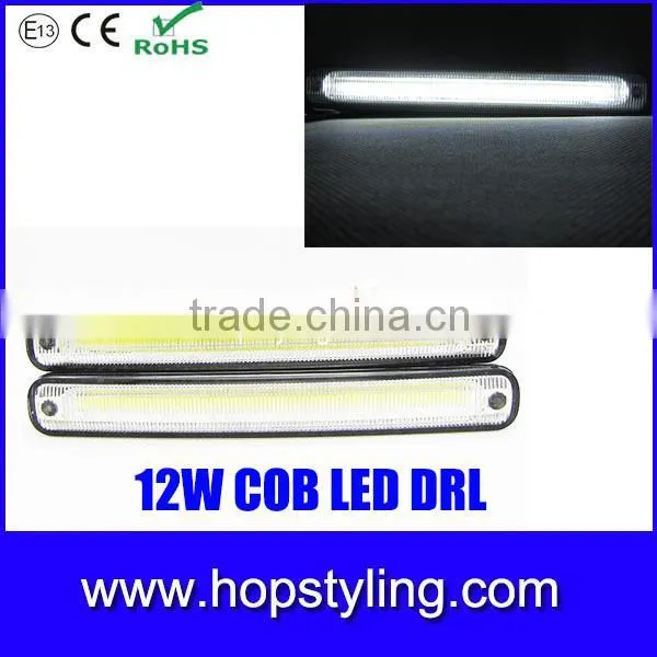 2015 12W*2 COB LED DRL , Flexible cob led drl for all cars