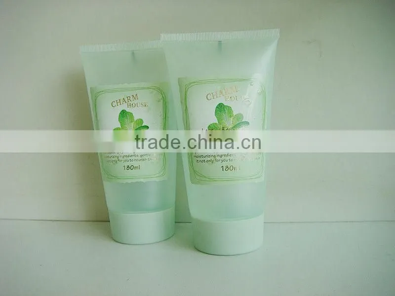 Transparent plastic tube