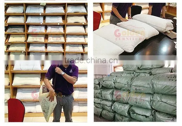 Velour Fabric Cover Super Large Contour Visco Elastic Memory Foam Couple Pillows