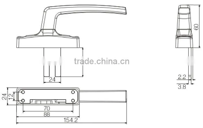 window handle JW9012C