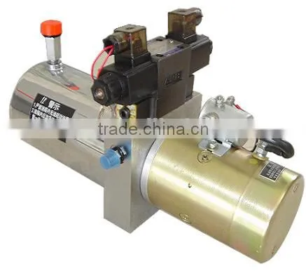 Dumping truck covering hydraulic power units
