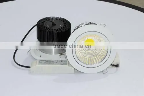 Epistar/Cree chips Recessed 30W COB LED Ceiling Downlight