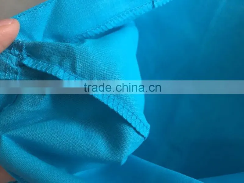 blue cotton bag