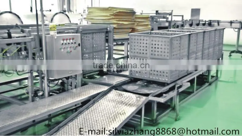 automatic basket loading and unloading unit