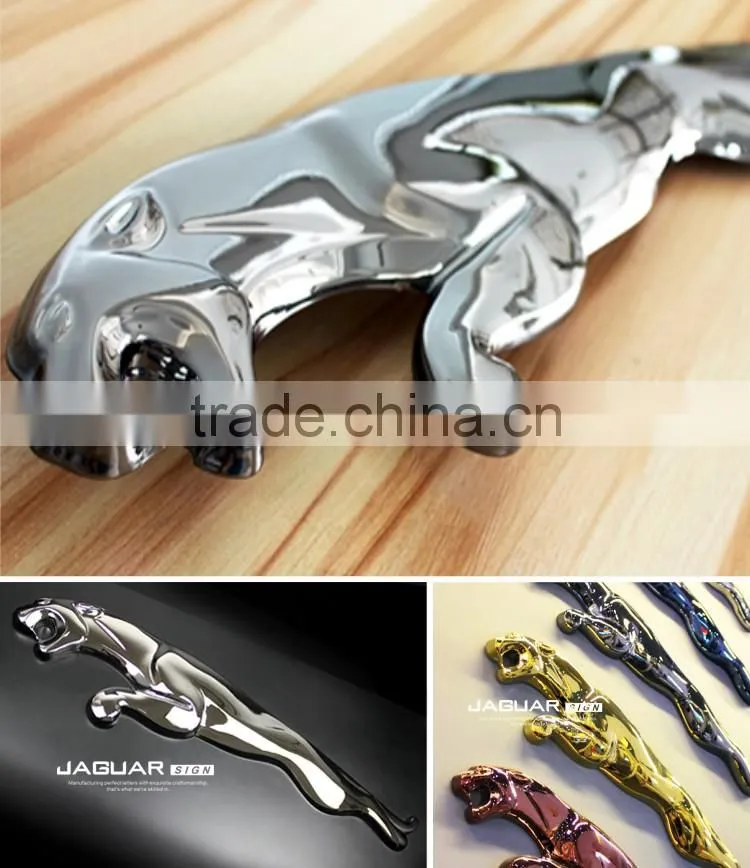 custom made new style metal effect ABS logo car emblem badges