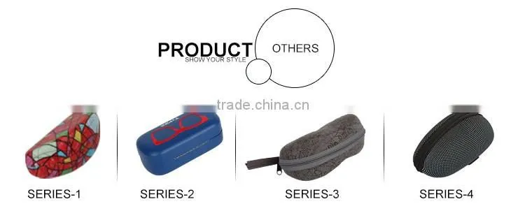 Leather handmade folding glasses case handmade spectacle box