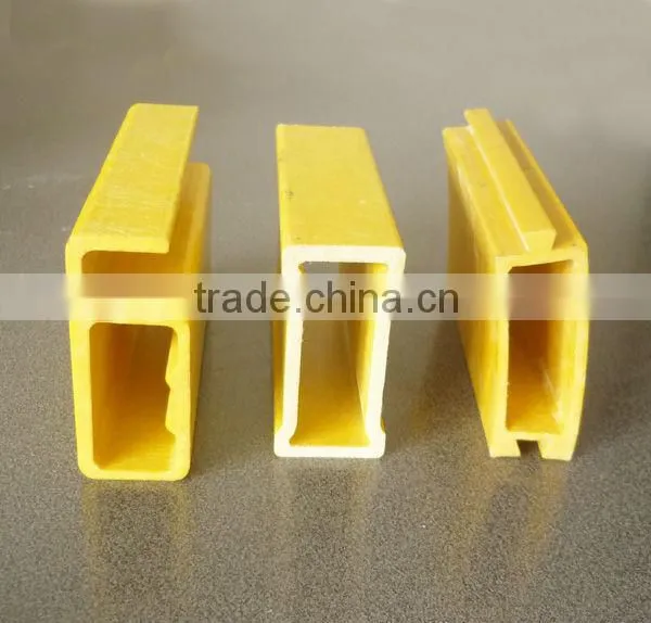 19mm to 50mm frp fiberglass pultruded square rectangular tube