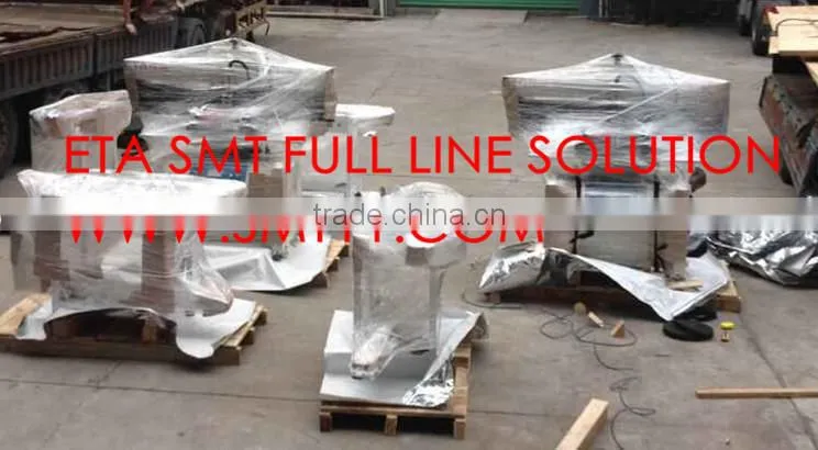 Automatic wave soldering machine with double wave and spray fluxer