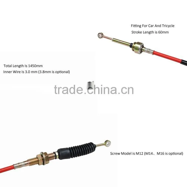 2016 Hotsale And Cheap Gear Shift Cable For tricycle