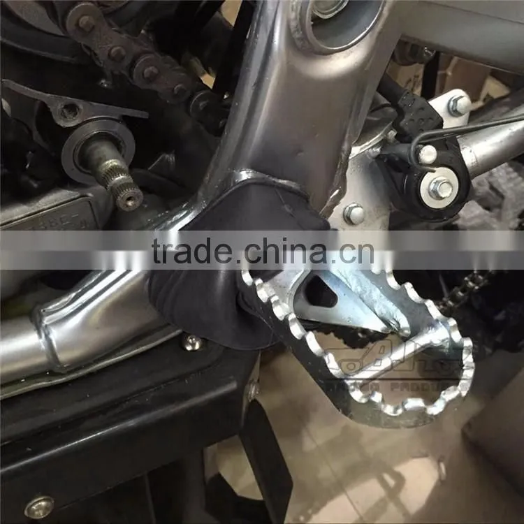 Off Road bike Top Quality BJ-FPC-001-BK PVC material Foot Peg Cover For Dirt bike