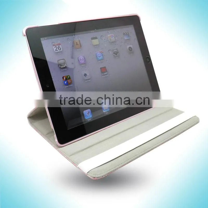 Newest Rotary Leather case, Folio PU Leather case, Universal folio cover leather case
