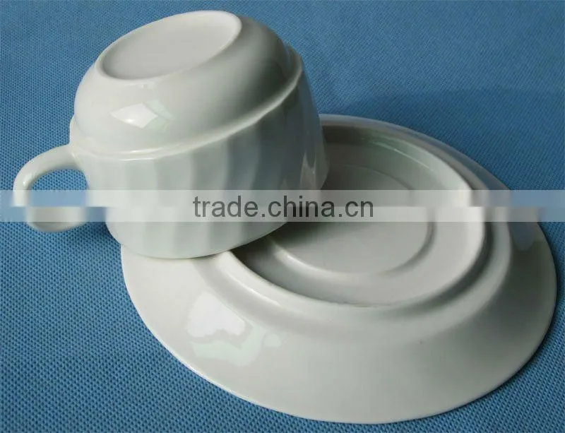 lovely hot sales romantic moka keurig white porcelain coffee cup and saucer