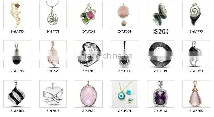 fashion wholesale silver jewelry pendant