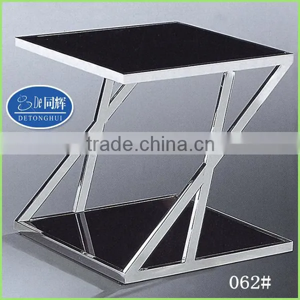 Home furniture modern tempering glass side table(061#)