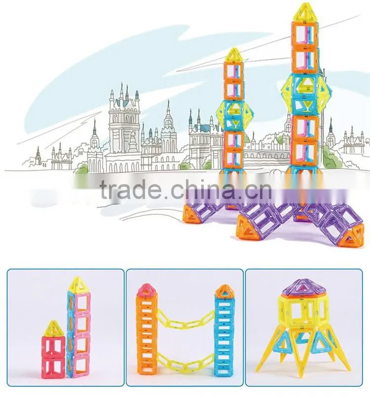 Magmagic Toys Plastic Magnetic Building Block Toys
