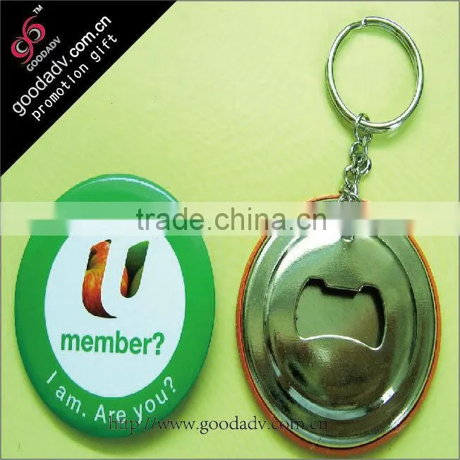 Wholesale gift items custom magnetic can opener keychain