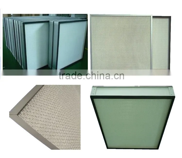 Minipleat h13 hepa filter for air condition whatsapp 8618925320648