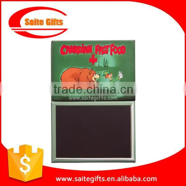 Souvenir customized offset printed tinplate photo magnet