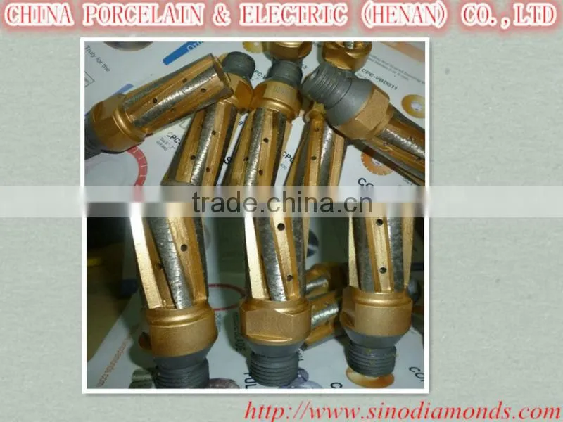 2 inch 6 tips segment Diamond Finger Bits diamond drill bits
