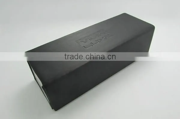 black embossed print popular eyeglasses packing box