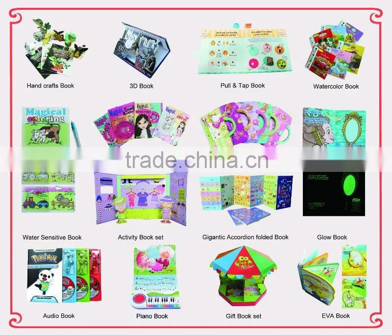 Children sticker book printing
