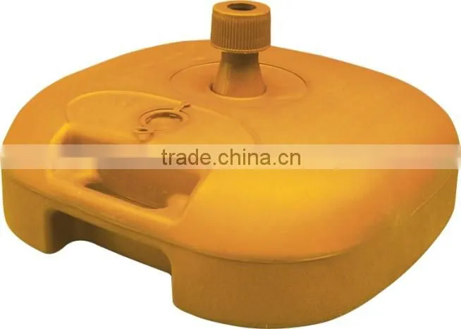 Different color umbrella base water filled
