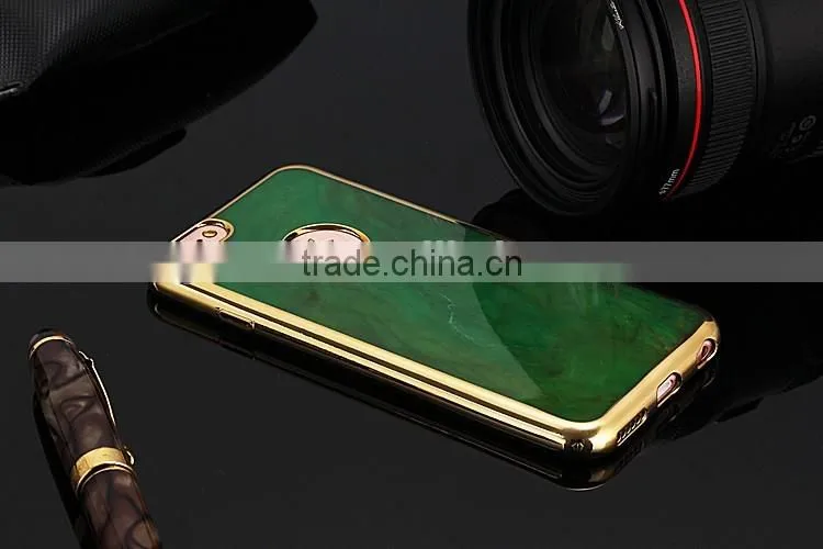 Slim Soft Granite Marble Grain TPU Silicon Back Case Cover For iPhone 6 6s Plus
