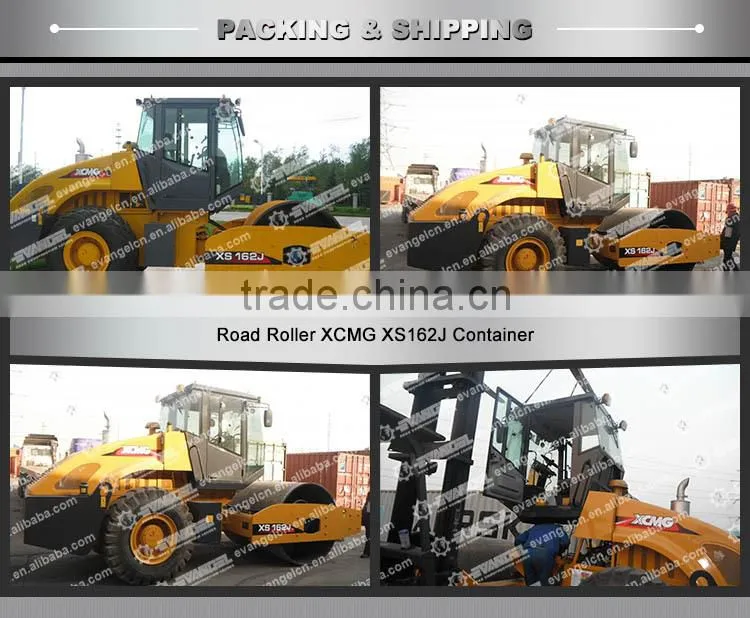XCMG XS183J 18 Ton Single Drum Mechanical Compactor Vibrating Mechanism