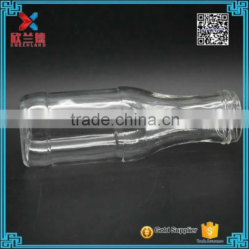 200ml Empty Glass Bottle Milk Bottle With Screw Lid Yogurt Bottles