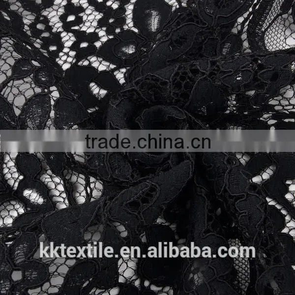 2014 New Fashion high quality 67% Cotton19% Nylon 14% Rayon lace fabric mesh lace fabric