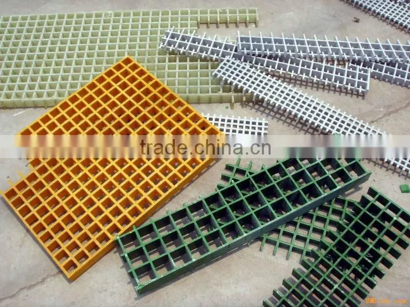 frp grp fiberglass reinforced plastic floor grating walkway grating deck grating(professional manufacturer)