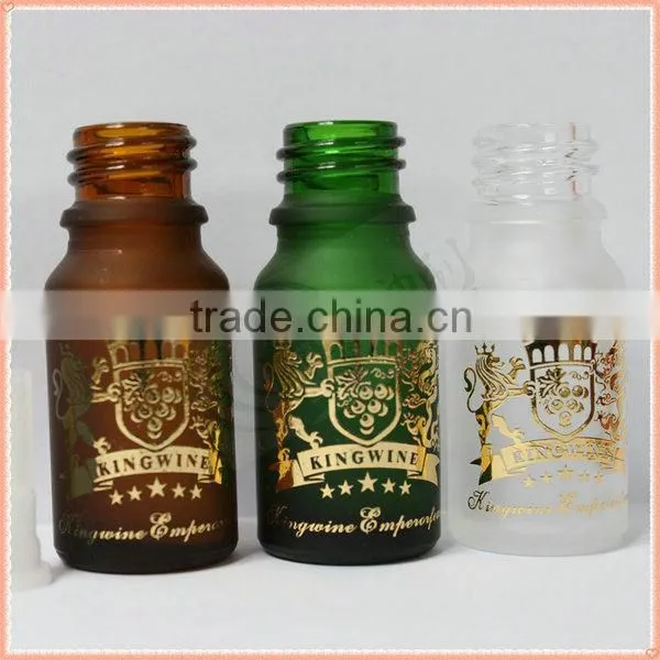 Wholesale round cosmetic glass bottle for essetial oil or perfume