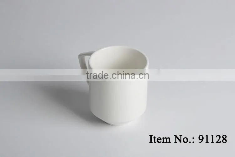 11oz white durable porcelain mug