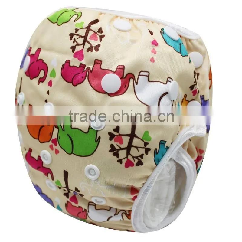 New Design Cloth Swimming Nappies Reusable Baby Swim Diapers Cheap Swim Pants