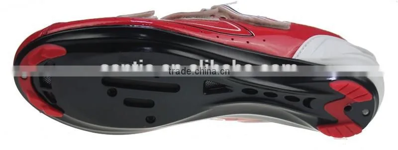 2016 road cycling shoe bike shoes compatibility SPD system with 3 straps