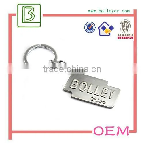 Factory Direct Price Promotional Item metal keychain with custom logo
