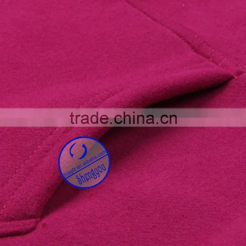 CVC fleece women wholesale tall sweatshirts hoodies