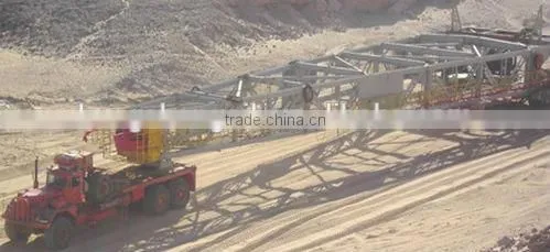 API Standard trailer-mounted drill rig for Oilfield Usage and hot sales